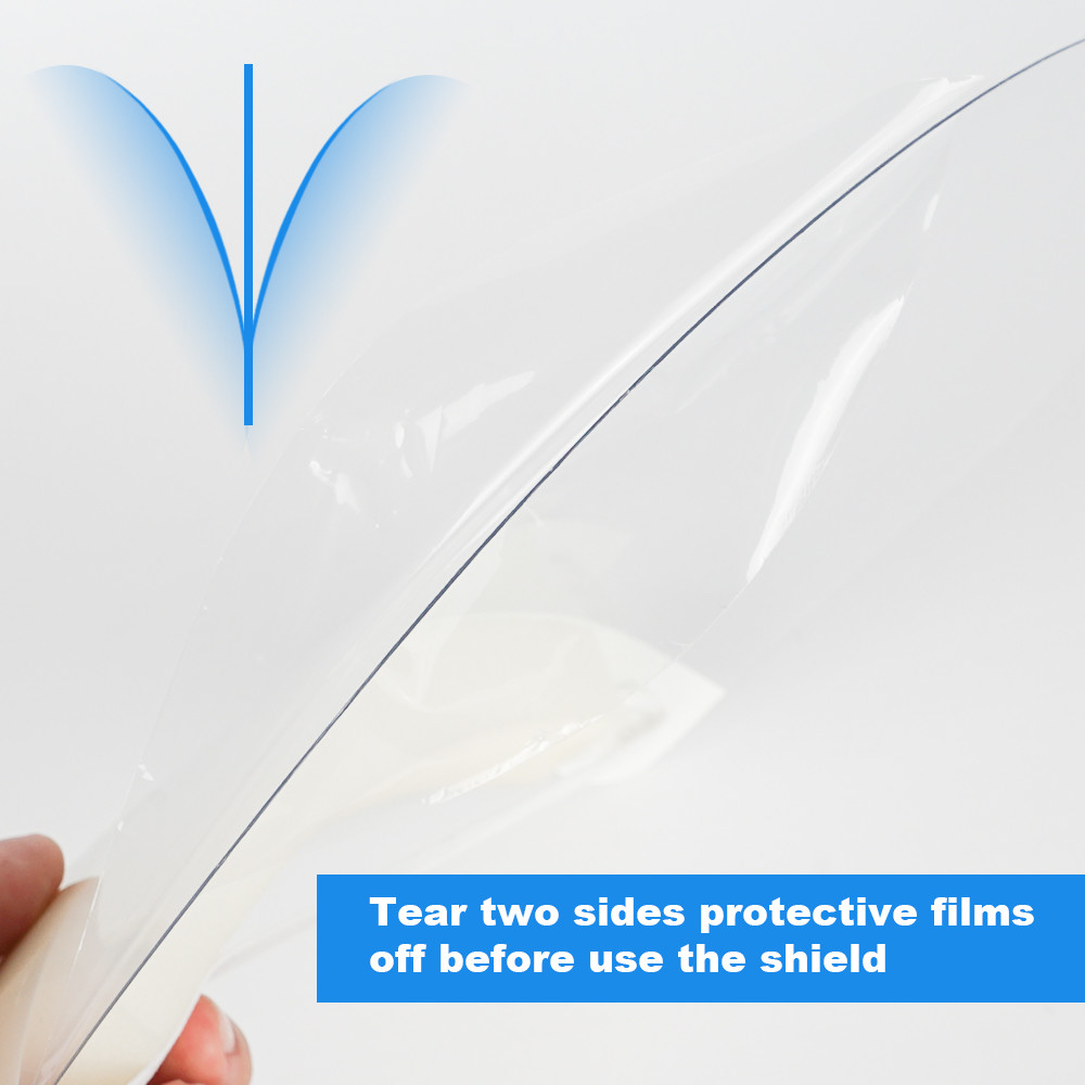 Kids Protective Eye Splash Proof Plastic Face Shield , Anti Spitting Protection Kids Shield