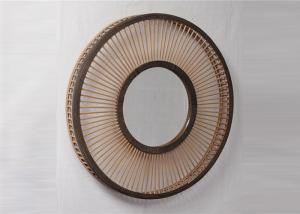 Quality ZY919095 Bedroom Full Circle European Bamboo Wall Decor Mirror wholesale