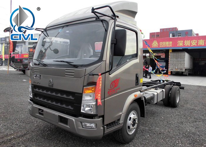 Box Type Light Duty Commercial Trucks Light Cargo Trucks Power Steering Sino Truck Howo ZZ1127E4715B180