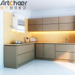 Contemporary Design Style High Gloss Lacquer Modern Kitchen Wall Cabinet Beige
