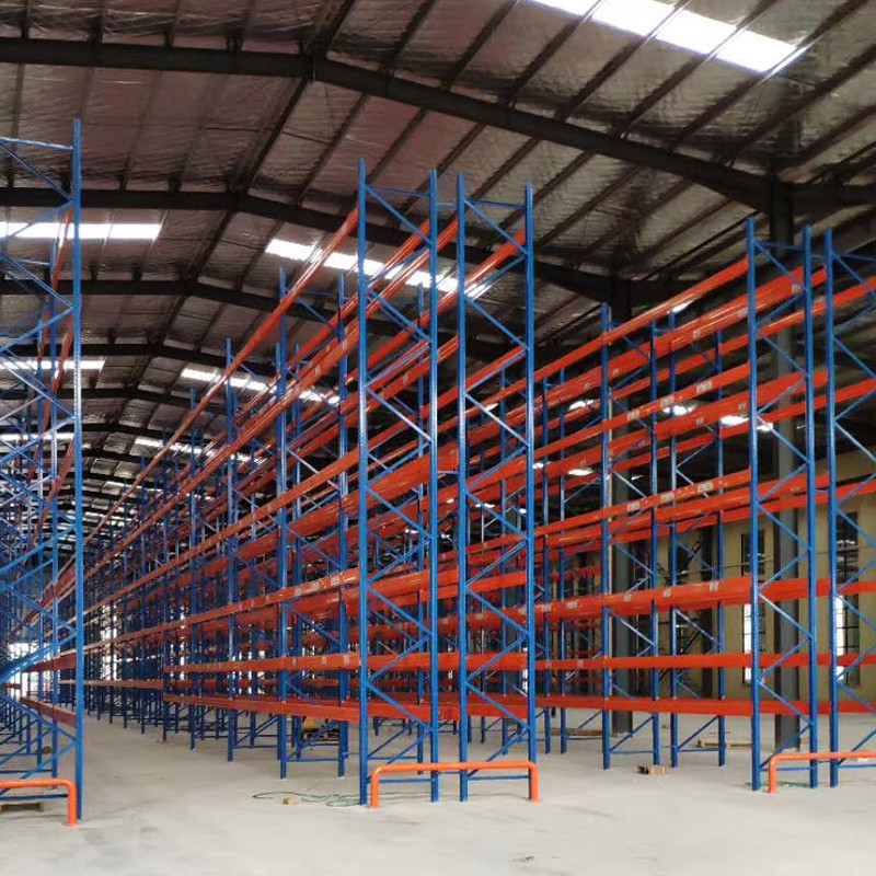 Adjustable Industrial Racks For Warehouse Orange Blue Grey Green