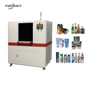 Quality English Operation Cylinder Inkjet Printer With G5i Head For Glass Plastic Water Bottle Cup wholesale