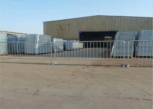 Iron Metal Flat Feet Event Crowd Control Barriers Pedestrian Barrier Fencing