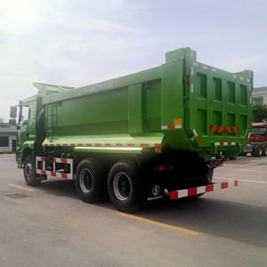 Quality EuroII Heavy Dump Truck SHACMAN H3000 6x4 380hp Green Dump Truck wholesale