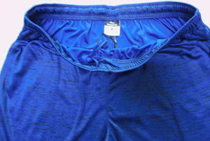 100% Polyester Knitting Fabric OEM Service Mens Jogging Shorts