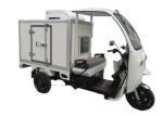 3 Wheeler Refrigerated Tricycle / Freezer Cargo Motor Tricycle With Enclosed Box