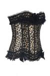 Sexy Striped lepard spot Corset