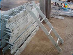Quality Durable Outfitting Equipment , Alloy Safety Cargo Hold Inclined Ladder wholesale