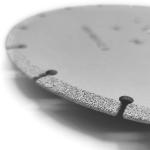 125mm Diamond Slotted Blade Disc Vacuum Brazed Cutter for Marble Stone Slab Edge