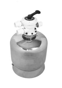 Quality Swimming Pool Stainless Steel Pool Filter Tank , 600 - 1000mm Pool Sand Tank wholesale