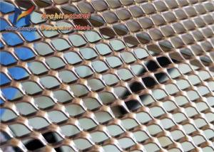 Quality Small Dividers 2.0mm Aluminum Expanded Mesh Lath Sheet Fluorocarbon Spraying wholesale