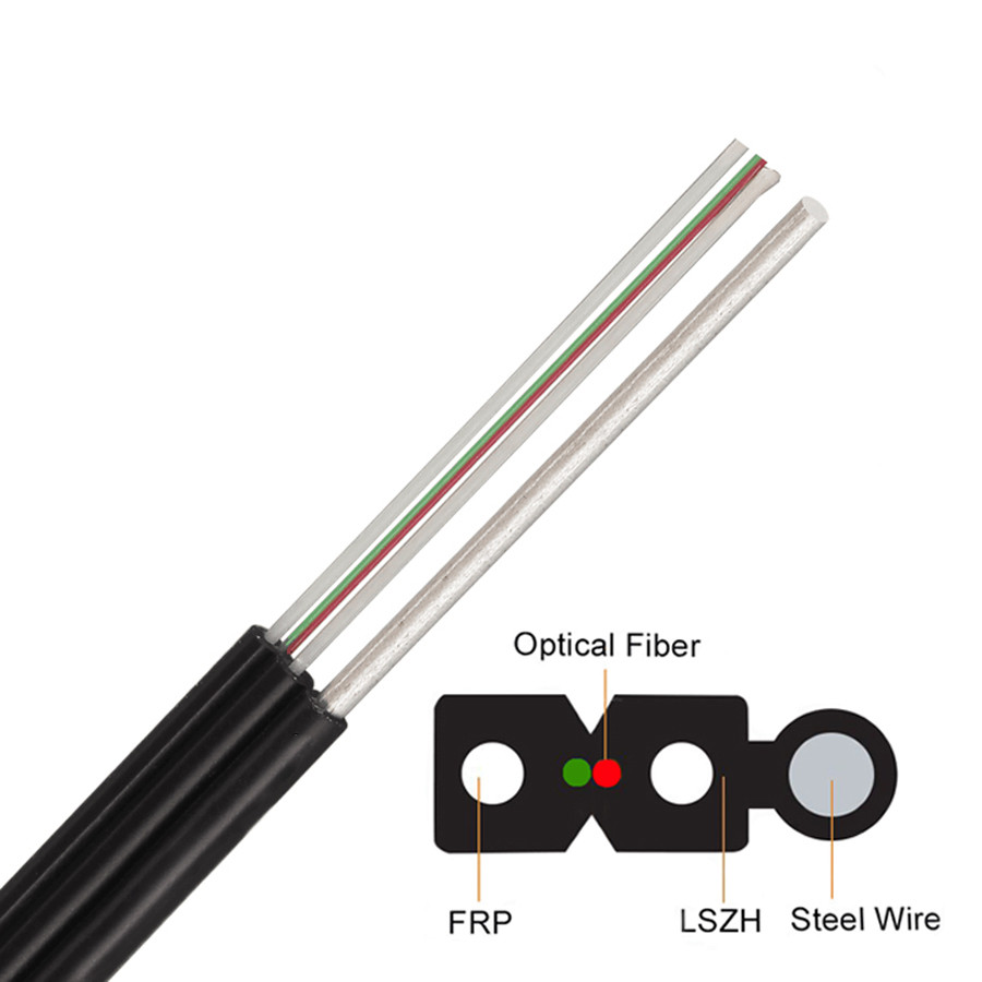 GJYFXCH 1-12 Cores FTTH Drop Fiber Optic Cable