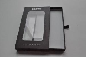 Quality Transparent Coated Paper Phone Case Packaging Box, Custom Rigid Board Gift Packaging Boxes wholesale