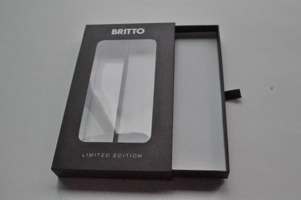 Transparent Coated Paper Phone Case Packaging Box, Custom Rigid Board Gift
