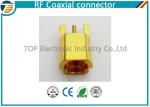 MMCX Male Crimp Connector Right Angle 50 OHMs For RG316 Coaxial Cable