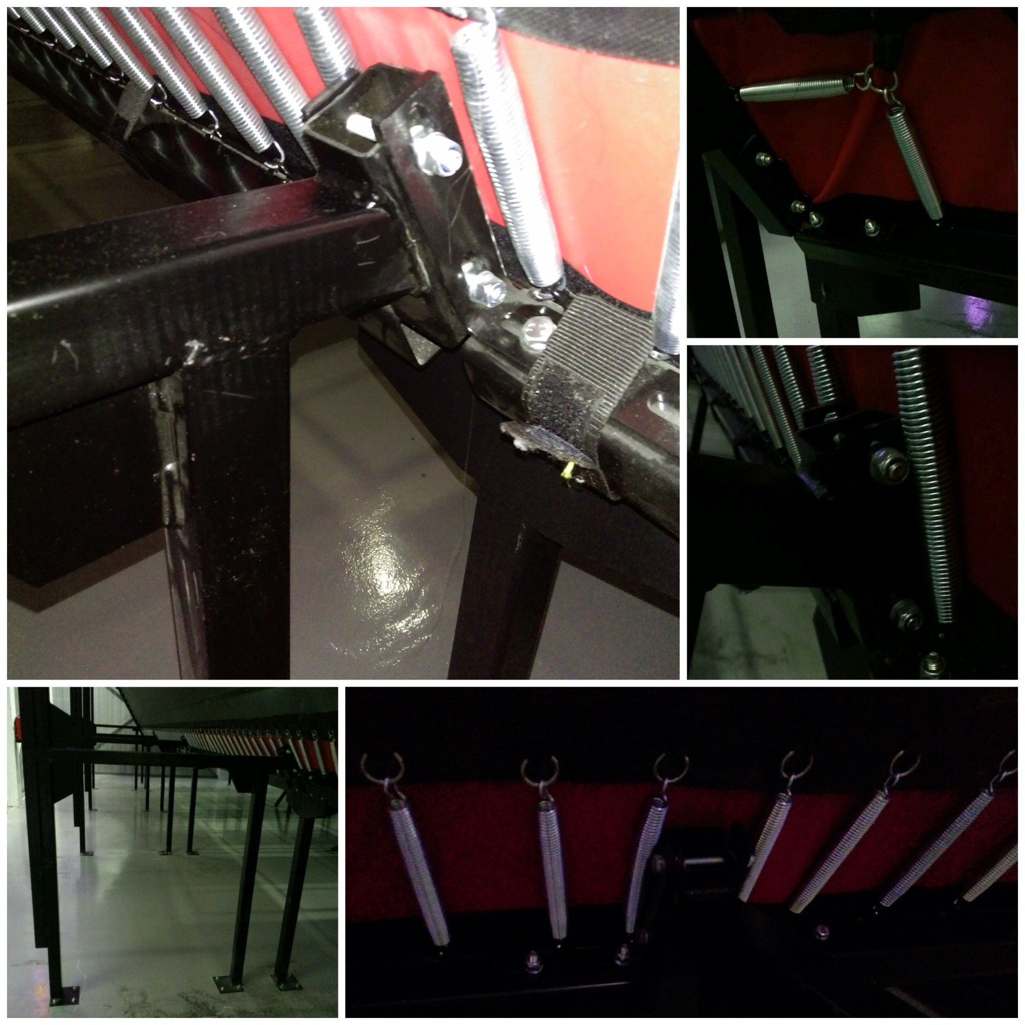 Senjun 112M2 Large Indoor Trampoline Park/ China Bungee Park With Clambing Wall for Commercial