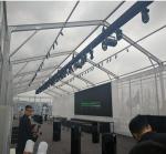 Clear Roof Outdoor Marquee Tent High Level Meeting Easy Cleaning