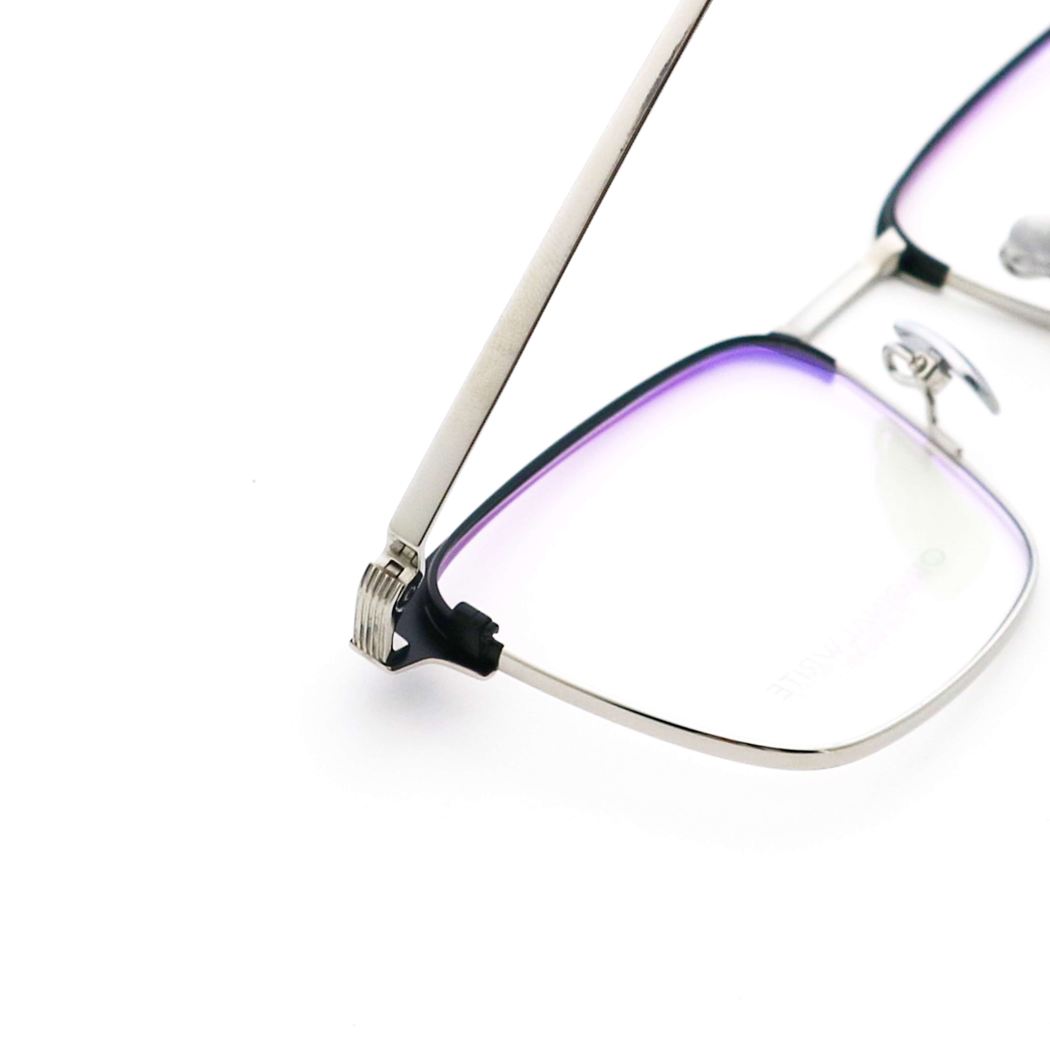Polygons Eyeglasses Frame Pure Titanium Optical Eyewear Frame