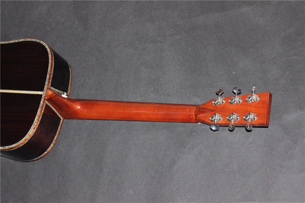 AAAA all solid dreadnought guitars customize D-45 handmade amazing acoustic guitar