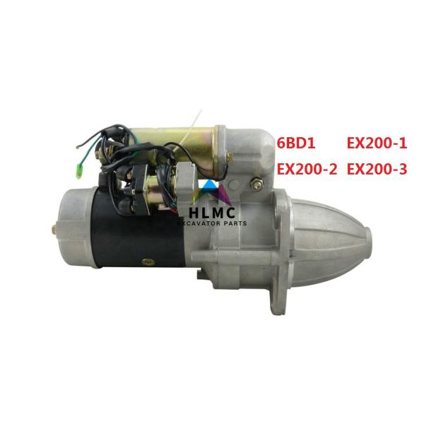 Excavator Starter Motor Excavator Parts Isuzu Engine Starting Motor 6BD1 EX200-1