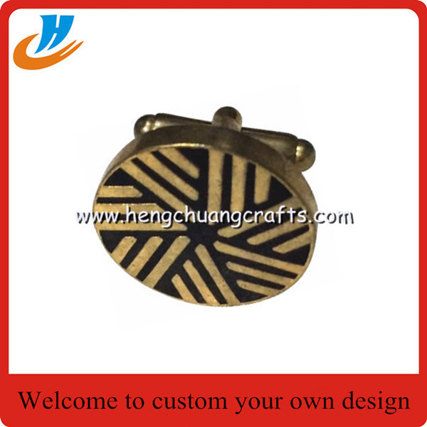 Pure color imitation enamel cufflink for mens shirts, initials cufflink,Custom Made Design Logo Cufflink Manufacturer