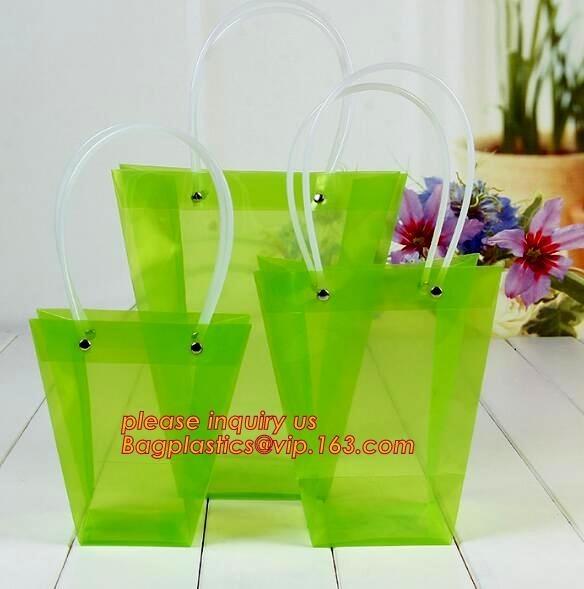Multi Color Plastic Merchandise Bags With Die Cut Handles, Plastic Shopping Bags
