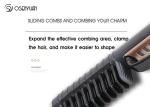 Lcd Display Home Hair Straightener , Electric Straightening Combs For Black Hair