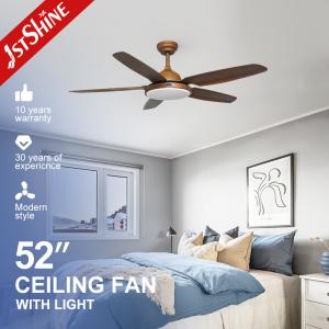 Quality 100% Copper Motor 52 Inch 1320cm Energy Saving 5 Blade LED Ceiling Fan for Hall Room wholesale
