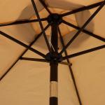 Patio Umbrella, Yard Umbrella Push Button Tilt Crank, Terrace Garden Restaurant
