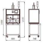 Medium 300mm Rotary Friction Welding Machine 380V Pneumatic Spot