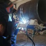 Straight Welding Tank Swing Type Welding Tractor for Manufacturing Plant at
