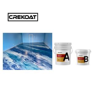 Quality Basecoat Clear Metallic Epoxy Floor Coating Viscosity Cleanable wholesale