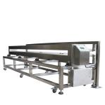 Food / Textile Industrial Metal Detectors 0.8MM Ferrous With 1000*120mm Size