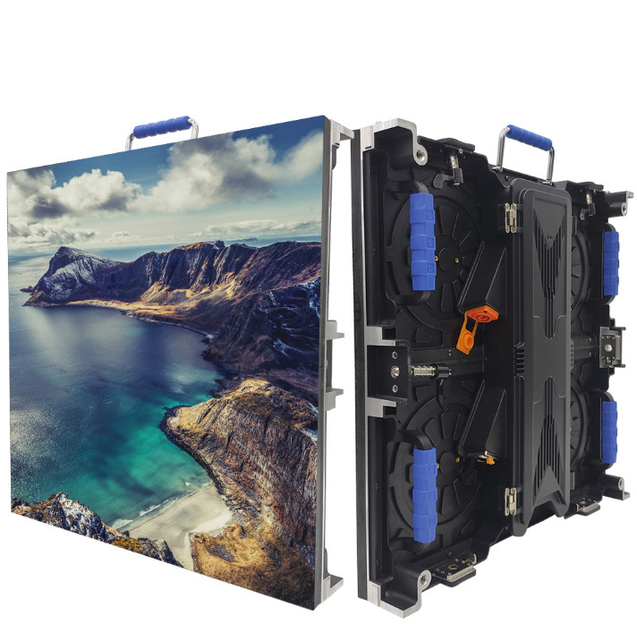 3.91mm Pitch Commercial LED Display With Die Casting Aluminum Cabinet