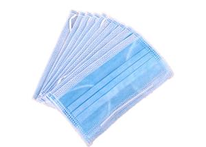 Quality Blue Color Disposable Medical Mask 3 Ply Anti Virus For Wearing During Surgery wholesale