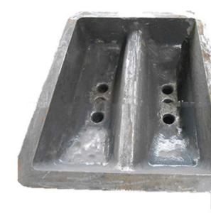 Quality Two Cavity Dross Pan Steel Castings 1500x1500 wholesale
