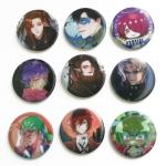 Perfect Binding 3D Lenticular Printing Service 3D Lenticular Badges Tin 35mm