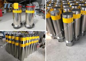 Quality Powder Coat Fixed Post Soccer Goal Post Surface Mounted Removable Bollards wholesale