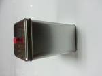 Square Golden Tin Tea Canisters Tin Can For Tea / Coffee Packaging
