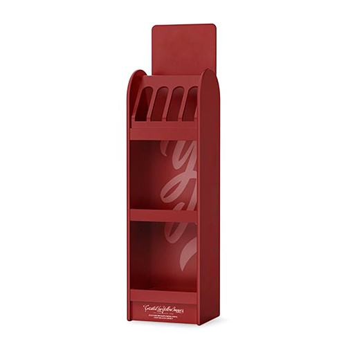 Modern Free Standing Display Stand Wooden Food Display Stand For Grocery