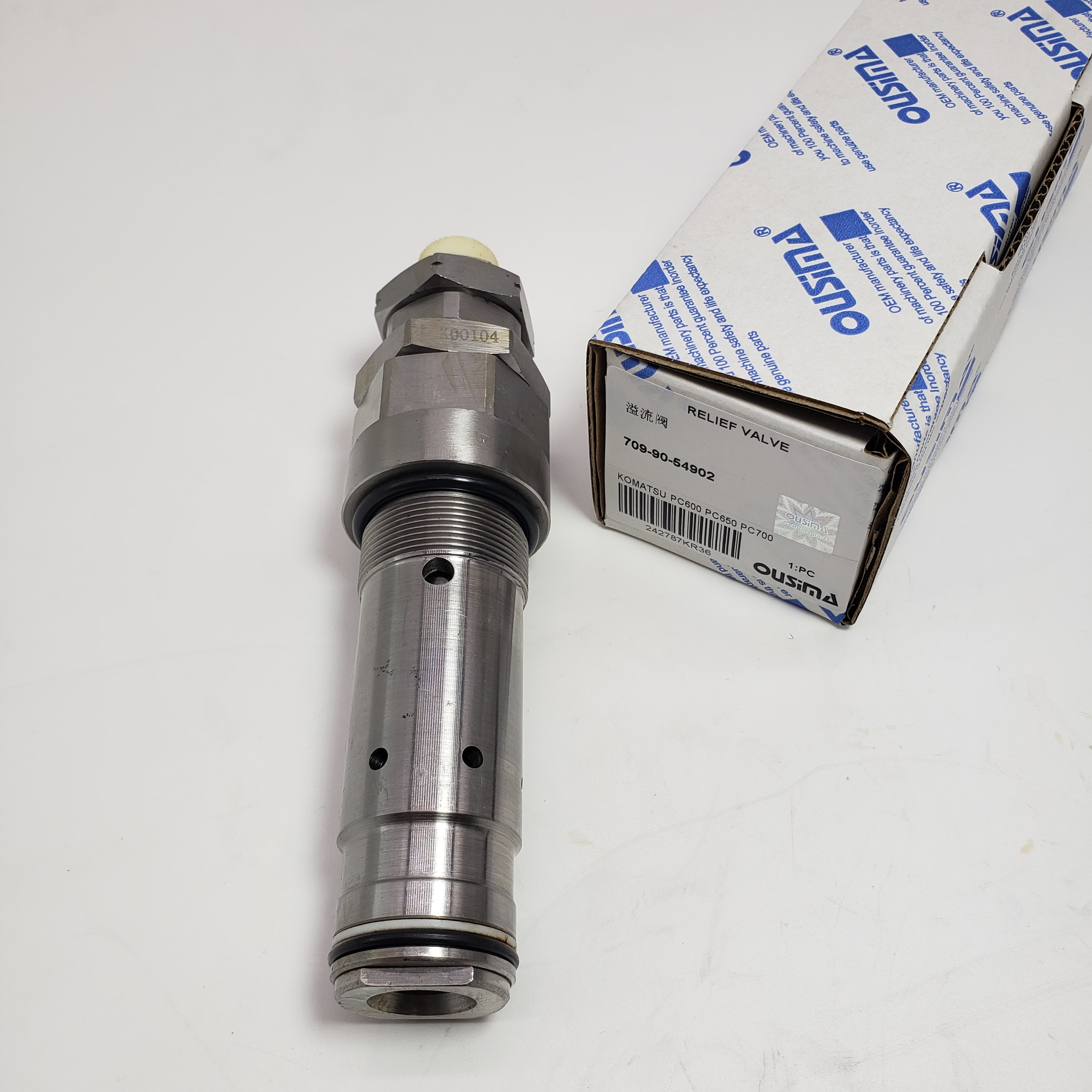 Excavator Hydraulic Main Relief Valve 709-90-54902 For KOMATSU PC600 PC650 PC700