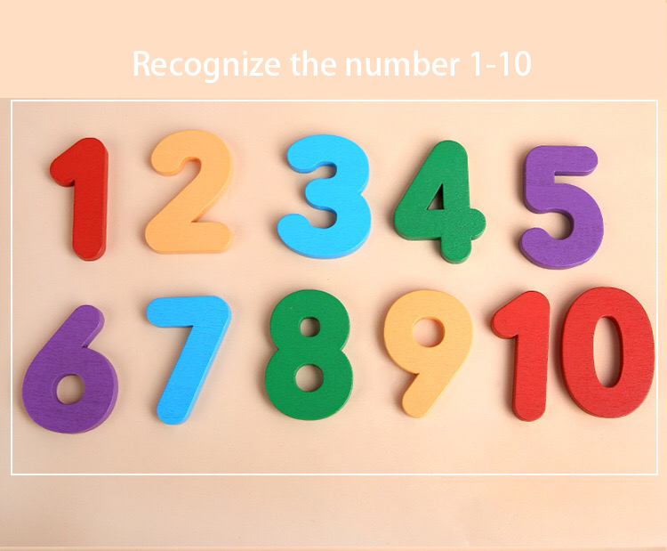 Nontoxic 15cm Montessori Counting Board Wooden Multiplication Board