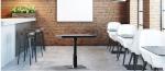 Durable Flat Bistro Table Base Square Restaurant Table Legs ISO Certification