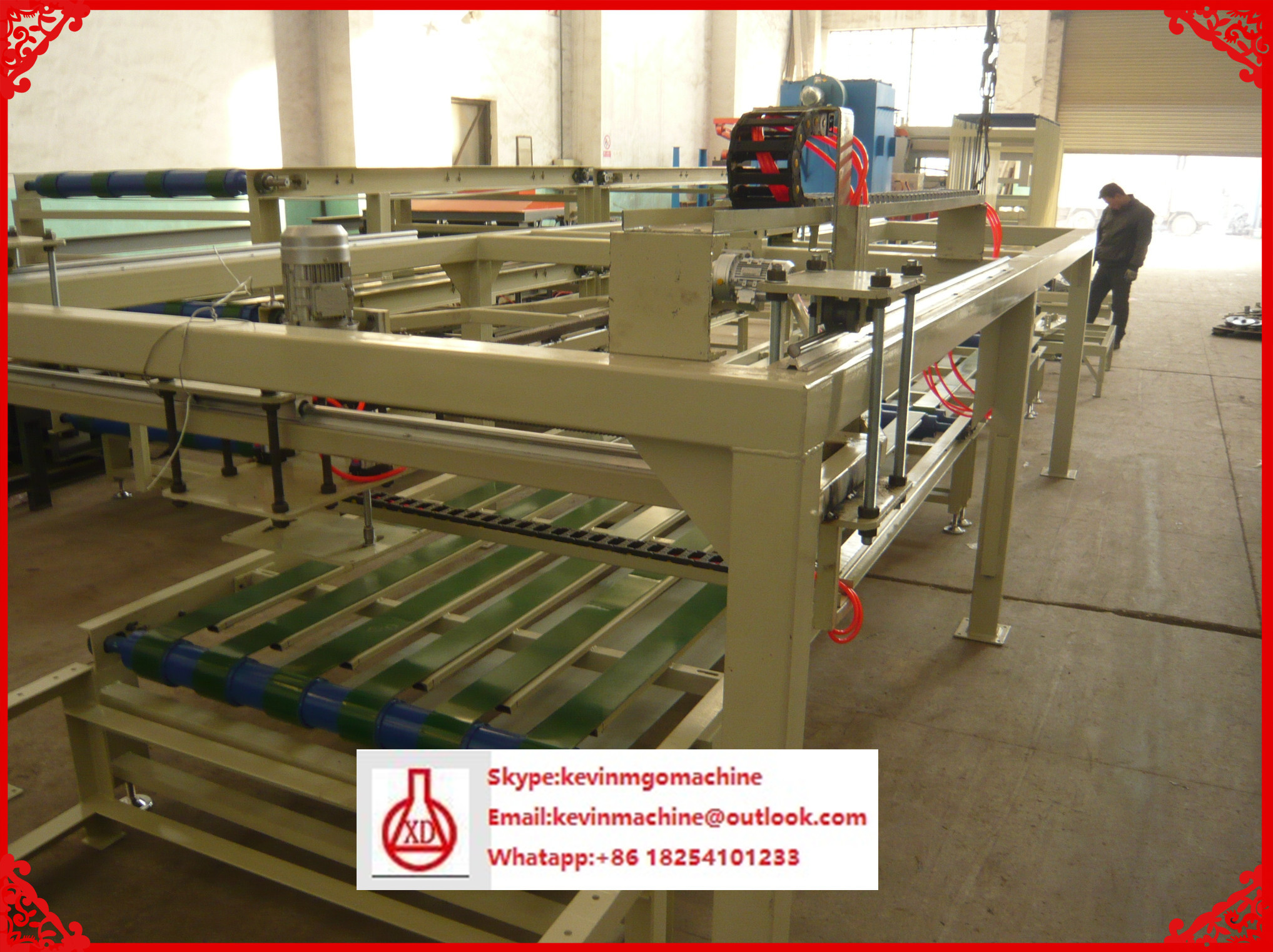 Wall Panel Manufacturing Equipment , Automatic Sandwich Panel Production Line