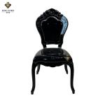 Wedding PC Polycarbonate Acrylic Black Belle Epoque Chair Commercial Furniture