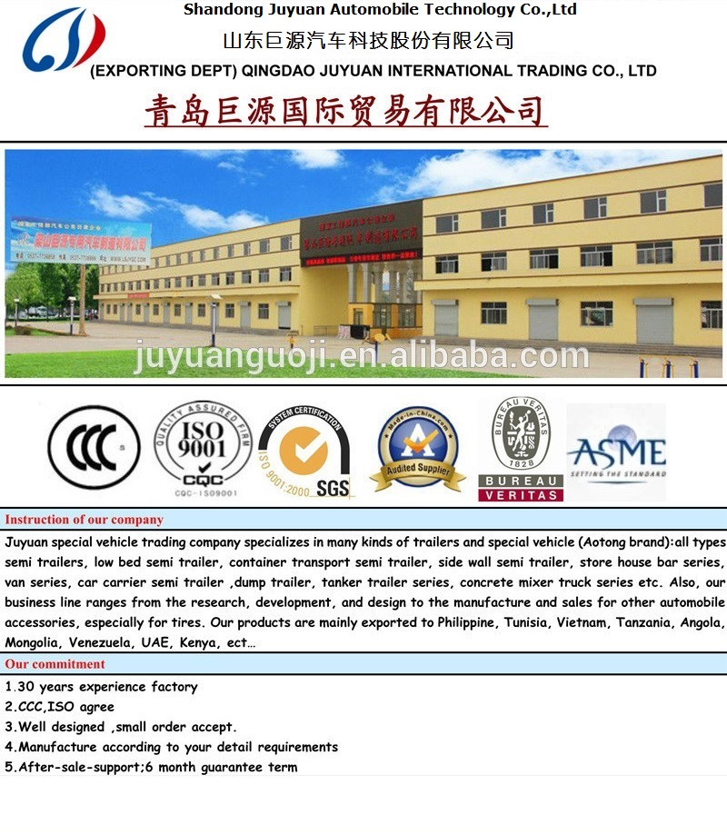 Fuwa BPW Optional Flatbed Semi Trailer for Versatile and Flexible Cargo Transportation