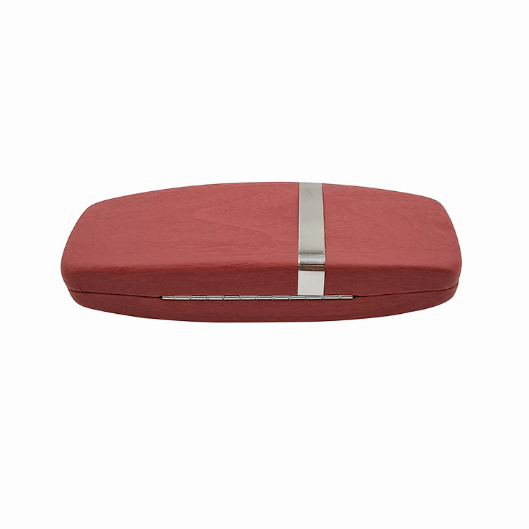 Scratch Resistance Luxury Silver Metal Glasses Case Unbreakable