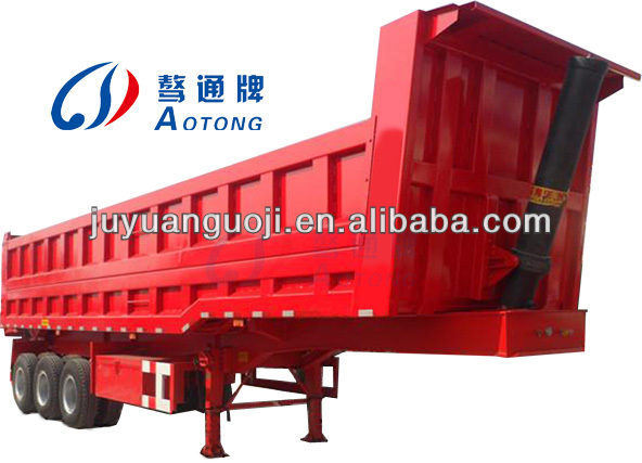 3 Axle Tipper Semi Trailer /Dump Trailer with 50000KG Max Payload and 12R22.5 Tires