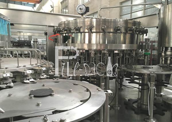 PET Plastic Glass 3 In 1 Monobloc Gas Drink Beverage Water Wine Bottling Machine
