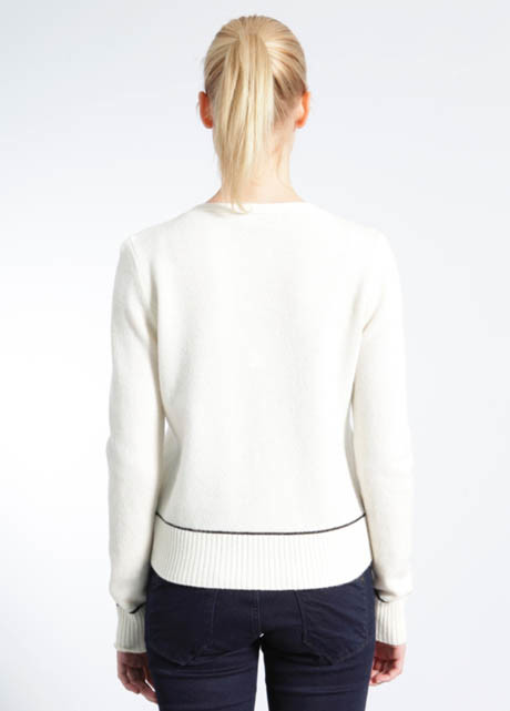 Apparel Pullover 22.25 " Knit Cardigan Sweater Jersey 100 % Cashmere Material